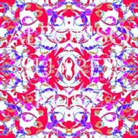 a red, blue, and white pattern with the words aristocracy